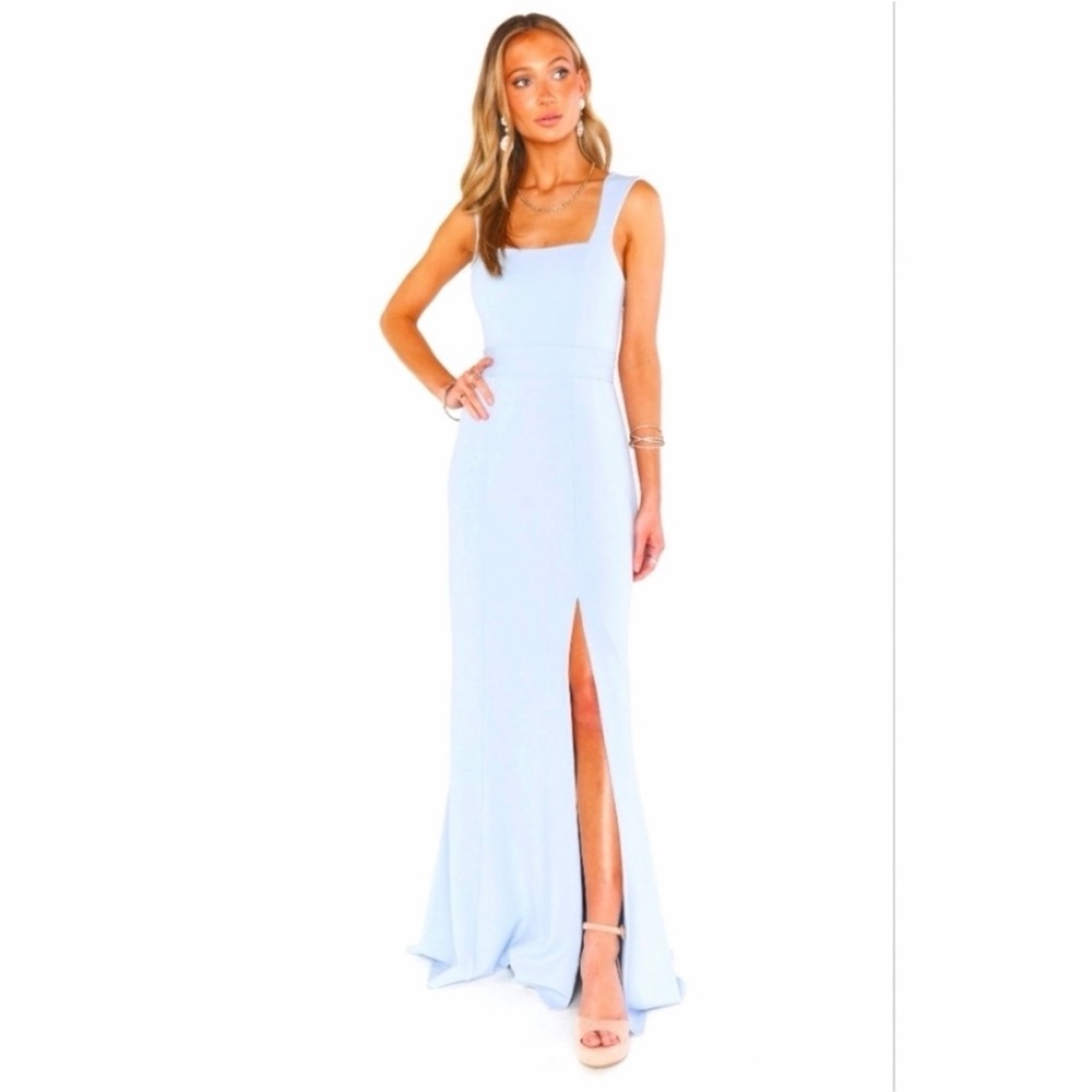 Show Me Your Mumu Paris gown without belt in blue Size Large